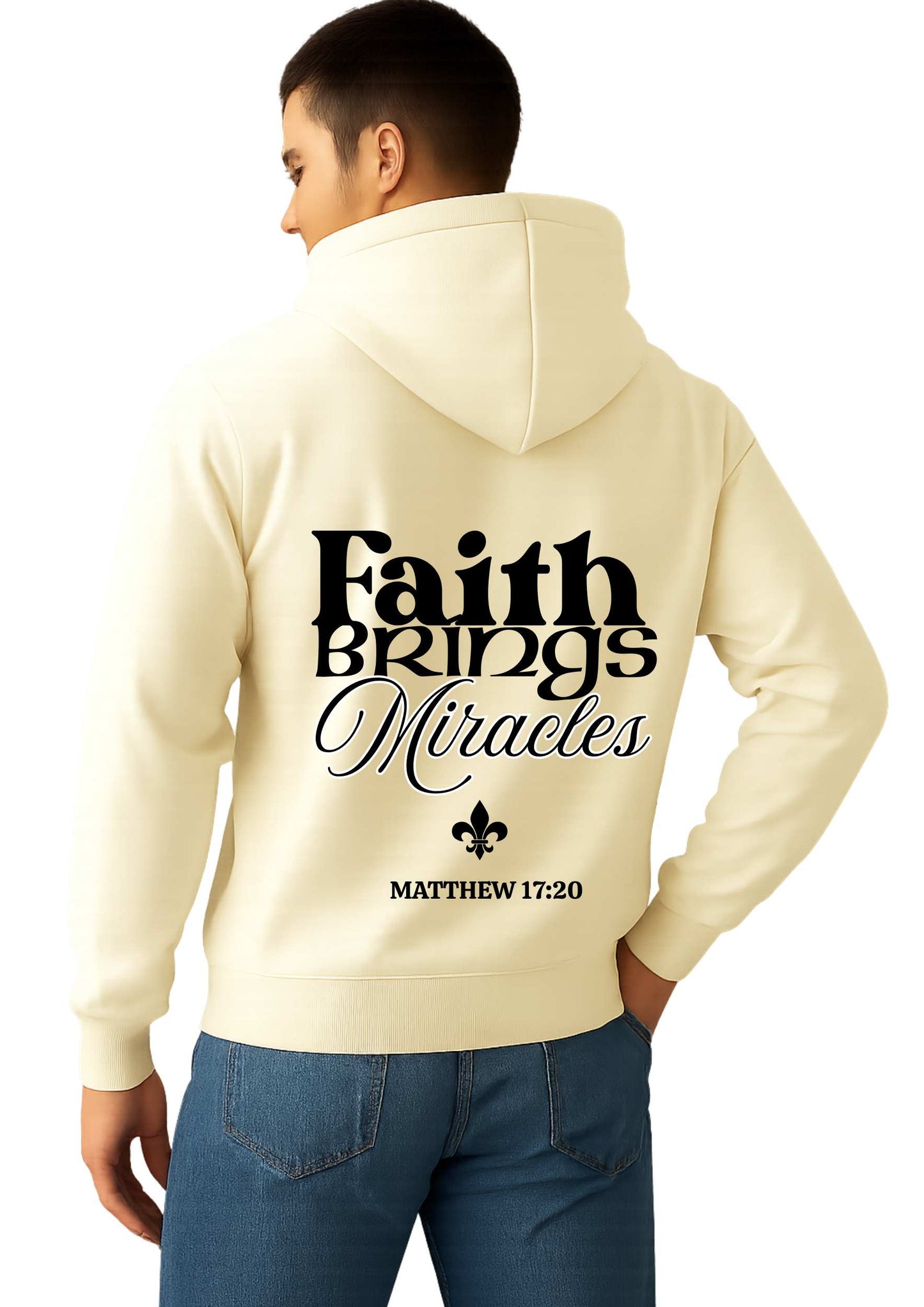 Faith Brings Miracles – Premium Hoodie
