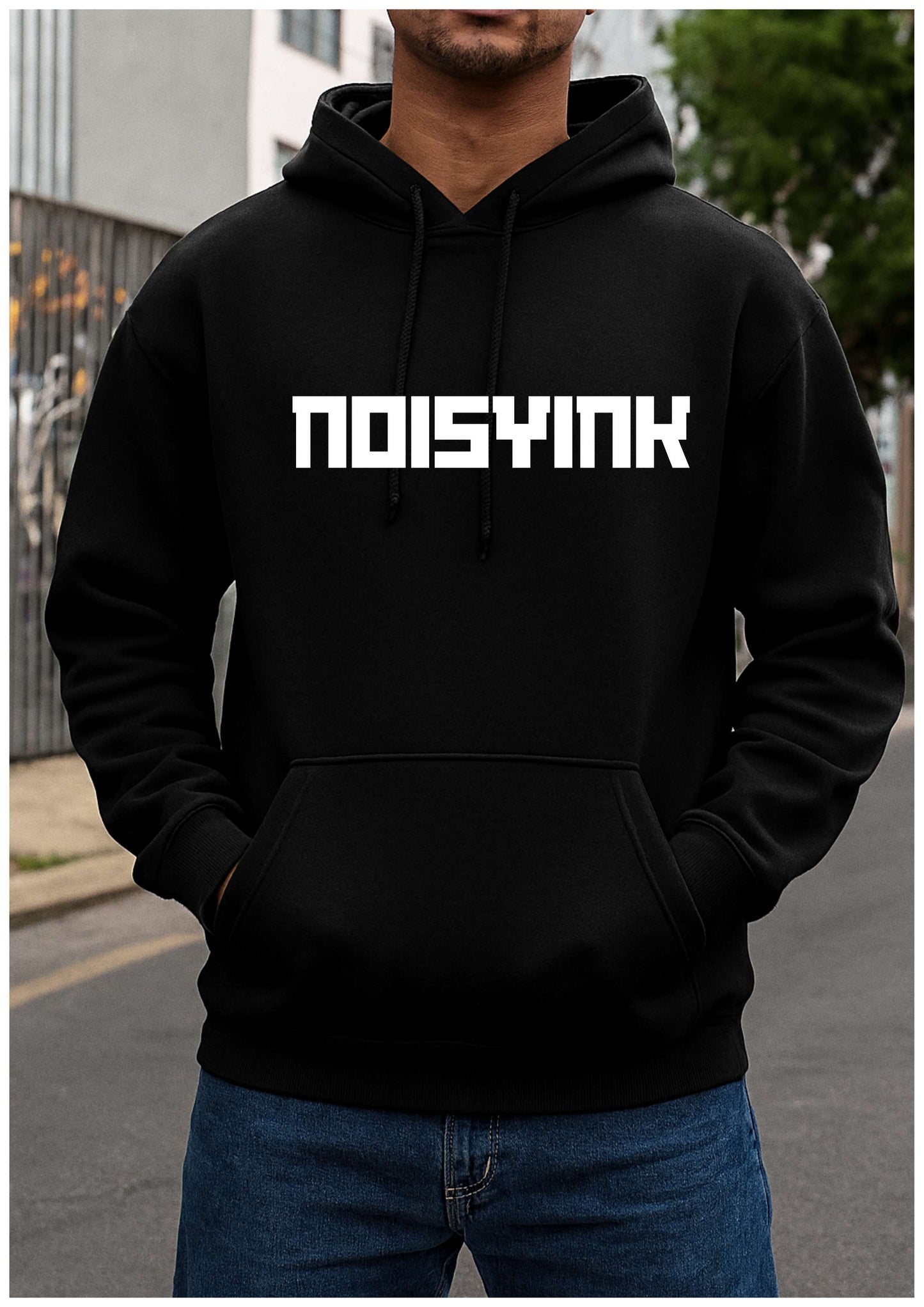 NoisyInk x Street Art – Premium Black Hoodie