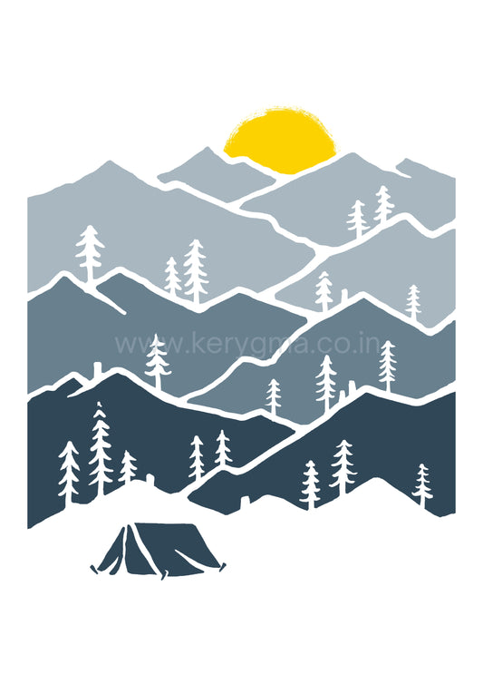 Sunset Solitude Unisex Graphic Tee