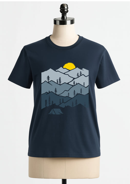 Sunset Solitude Unisex Graphic Tee